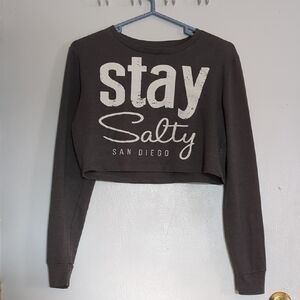 Stay Salty San Diego Women's Crop Top Md